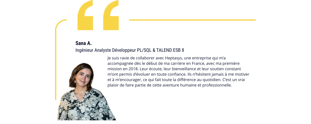 Sana A. Ingénieur Analyste Développeur PL_SQL & TALEND ESB 8